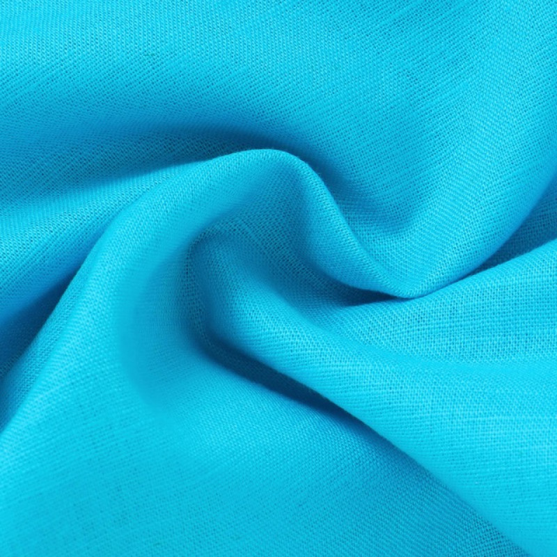 Soft 12M-5Y Linen Organic Cotton Long Pants Summer Spring Sky Blue color 